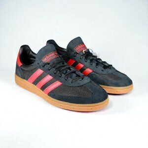 Adidas Handball Spezial Mens Black Red Sneakers Casual Shoes JH5446 Size 9